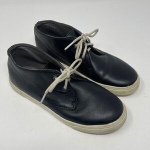 TUCKER + TATE Boys Lace Up Shoes Youth Size 4Y
 Black Leather